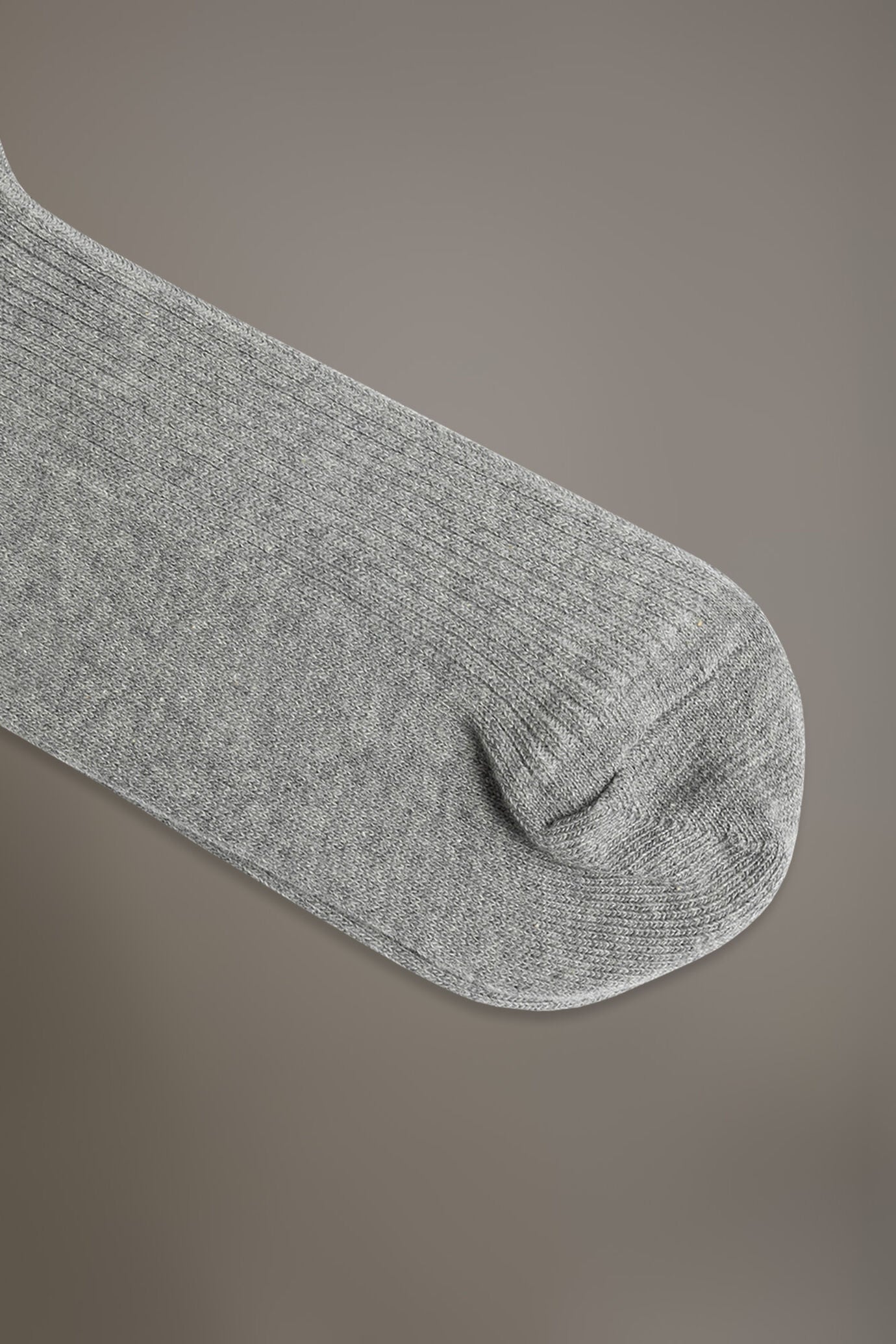 Long socks in ribbed knit made in Italy
