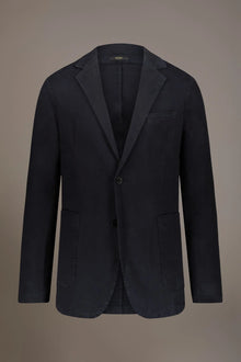 Single-breasted jacket with patch pocket