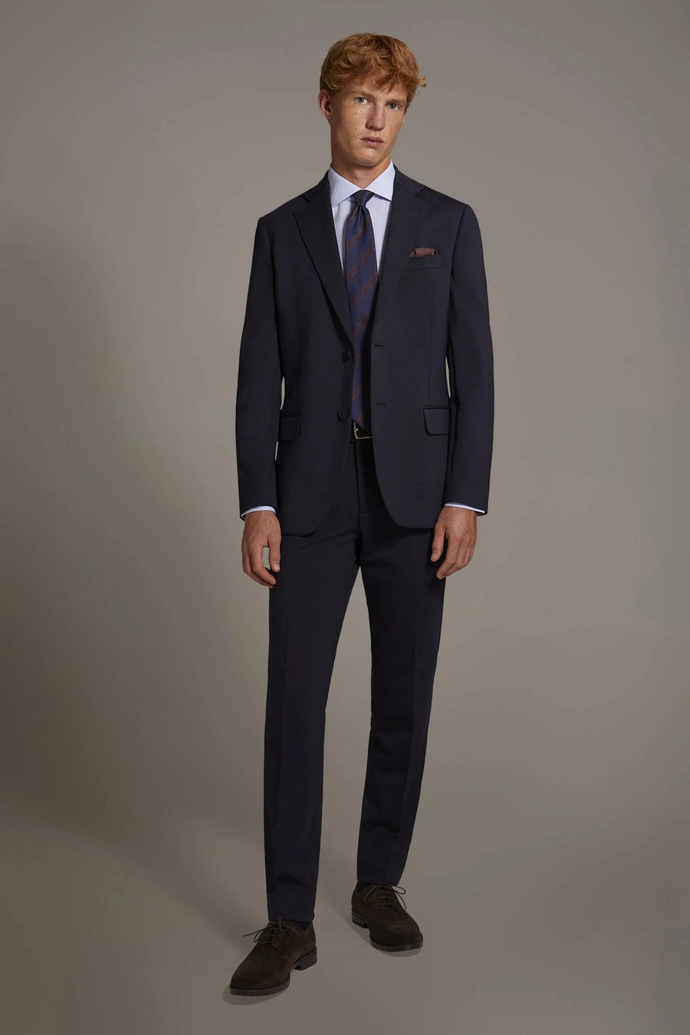 Single-breasted jersey jacket