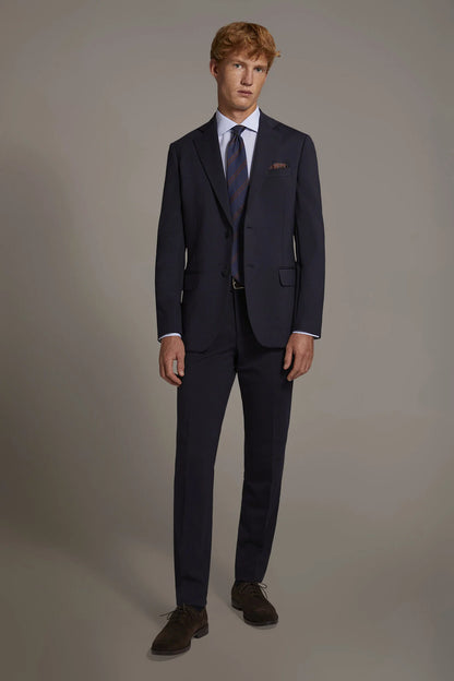 Single-breasted jersey jacket