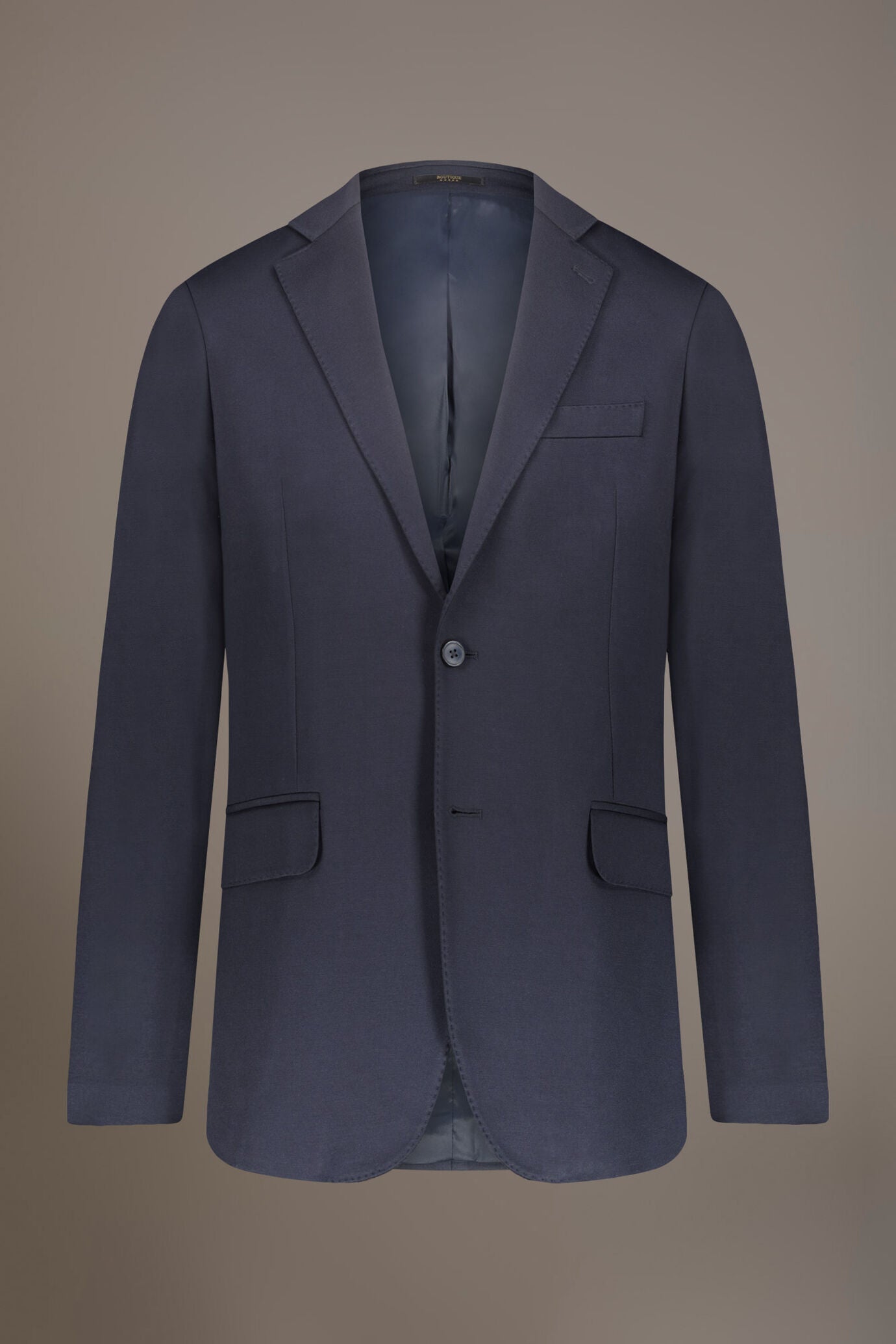 Single-breasted jersey jacket