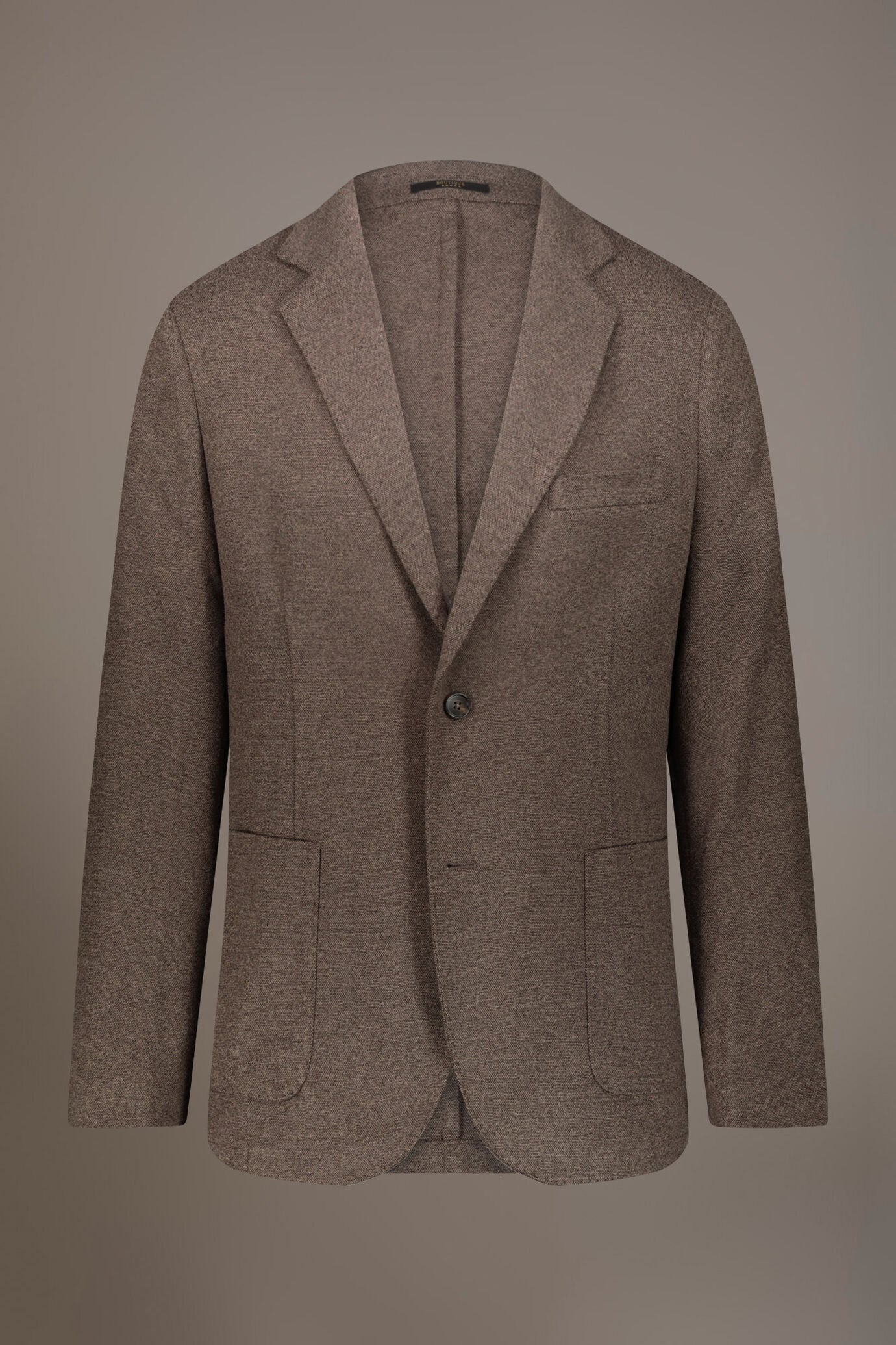 Single-breasted jersey jacket