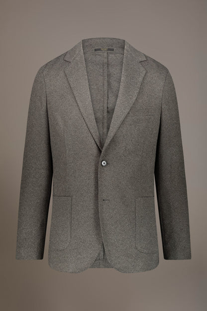 Single-breasted jersey jacket