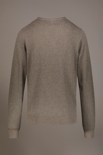 Wool blend round neck sweater
