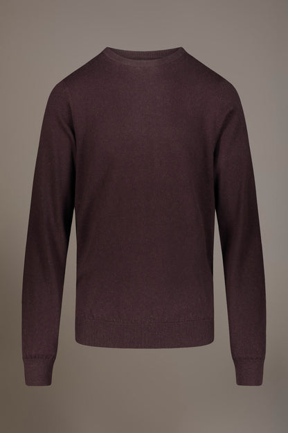 Wool blend round neck sweater