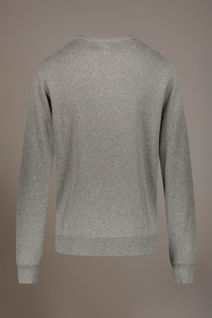 Wool blend round neck sweater