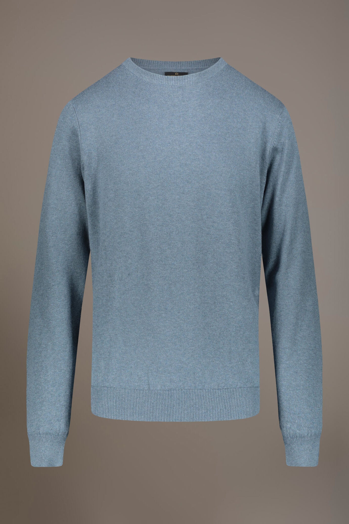 Wool blend round neck sweater