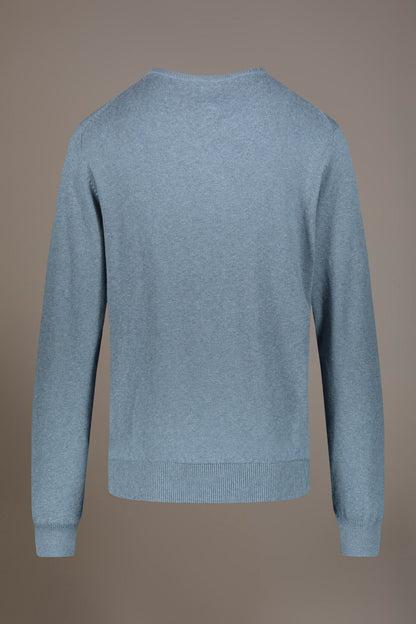 Wool blend round neck sweater