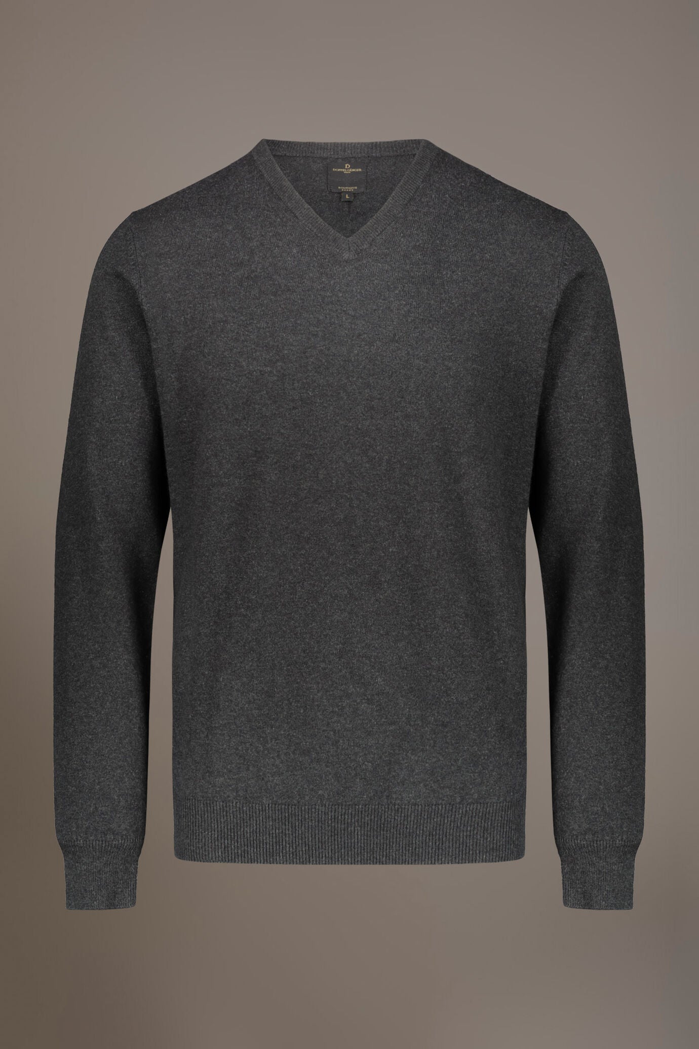 Wool blend V-neck sweater
