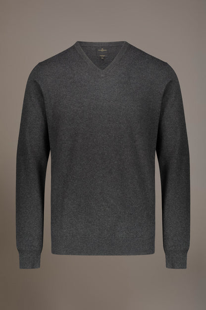 Wool blend V-neck sweater