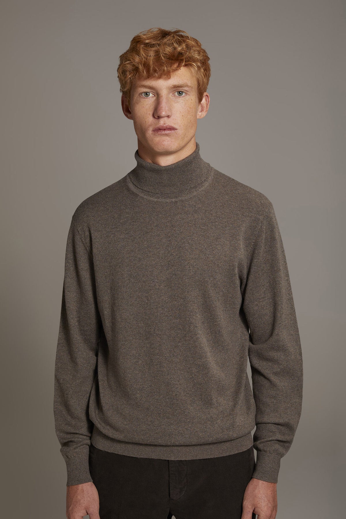 Wool blend turtleneck sweater