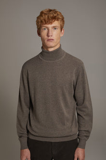 Wool blend turtleneck sweater