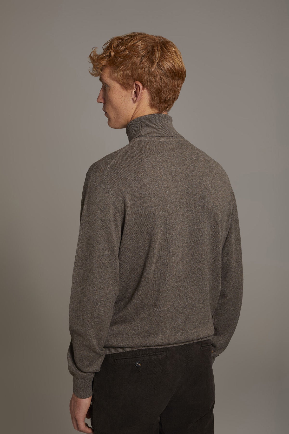 Wool blend turtleneck sweater