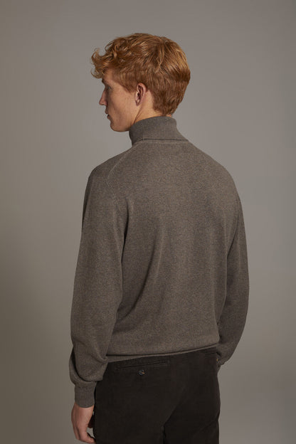 Wool blend turtleneck sweater