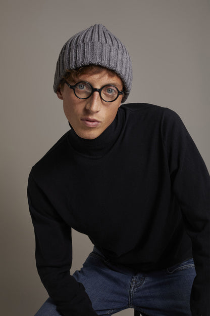 Wool blend turtleneck sweater