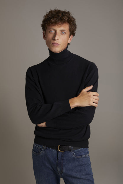 Wool blend turtleneck sweater