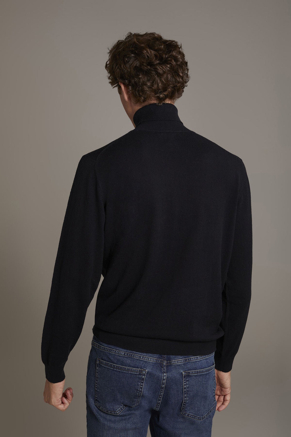 Wool blend turtleneck sweater