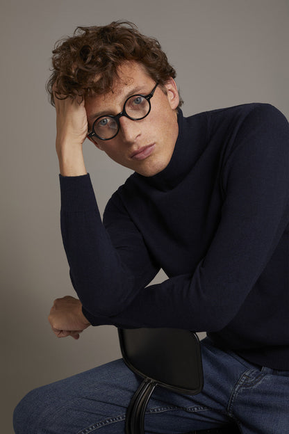 Wool blend turtleneck sweater