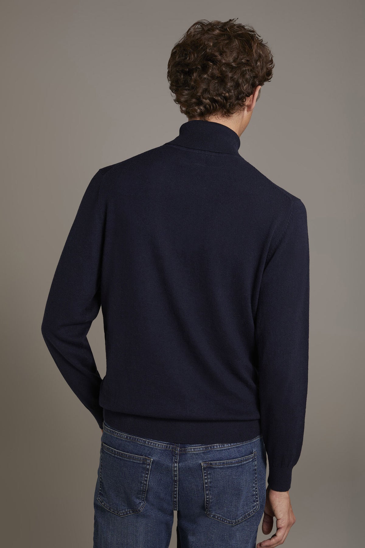 Wool blend turtleneck sweater