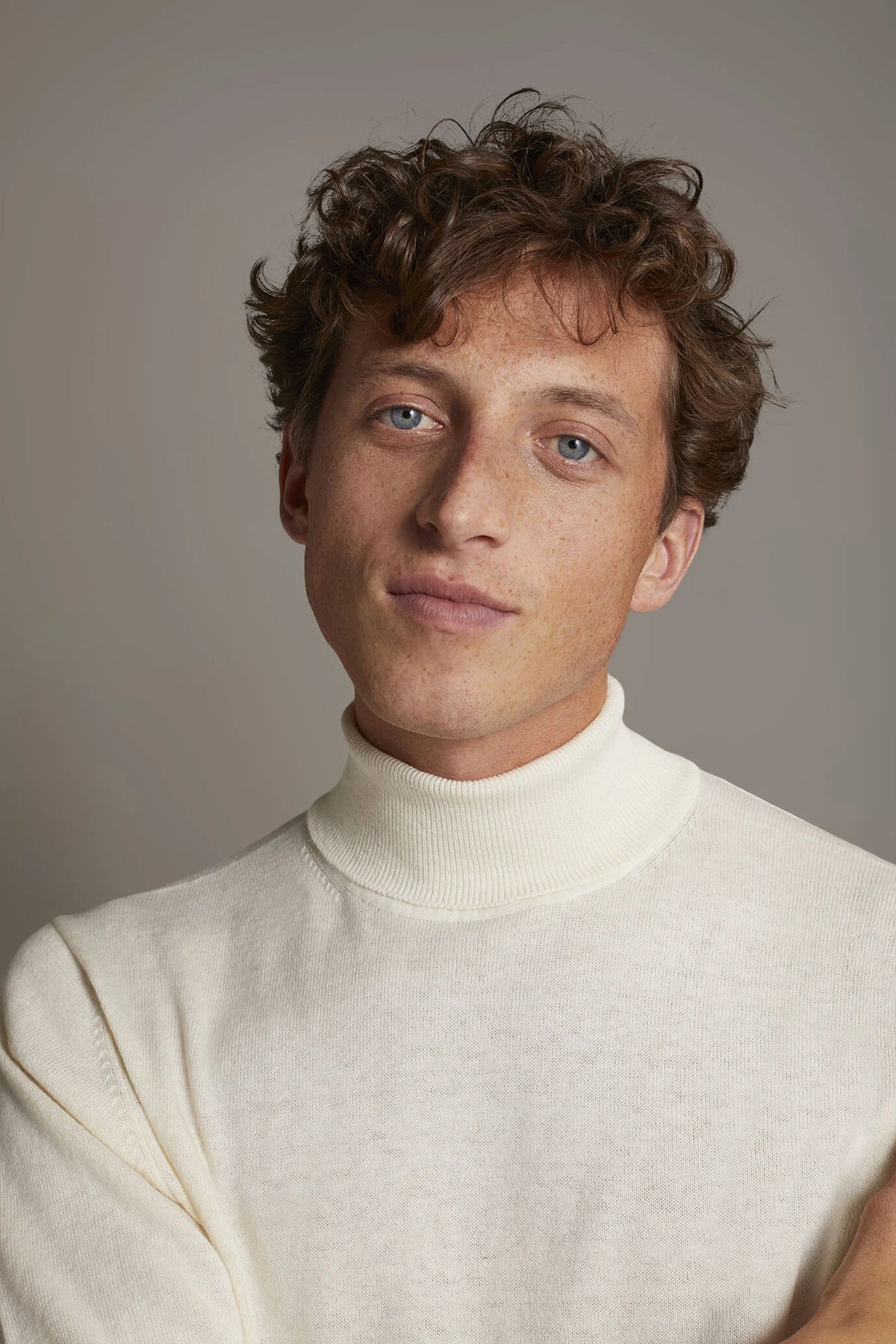 Wool blend turtleneck sweater