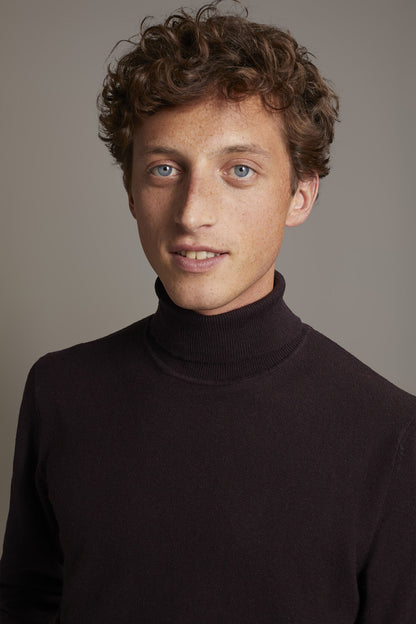 Wool blend turtleneck sweater