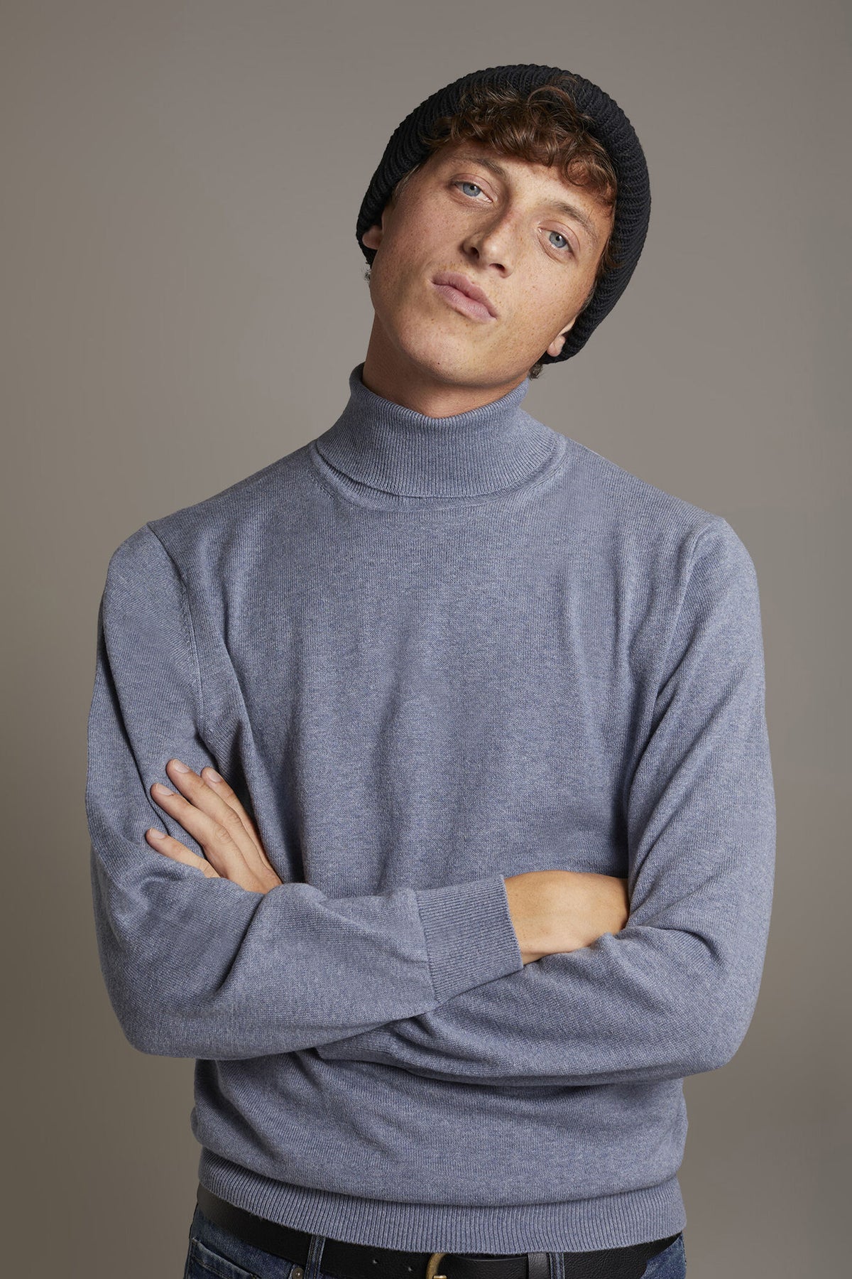 Wool blend turtleneck sweater