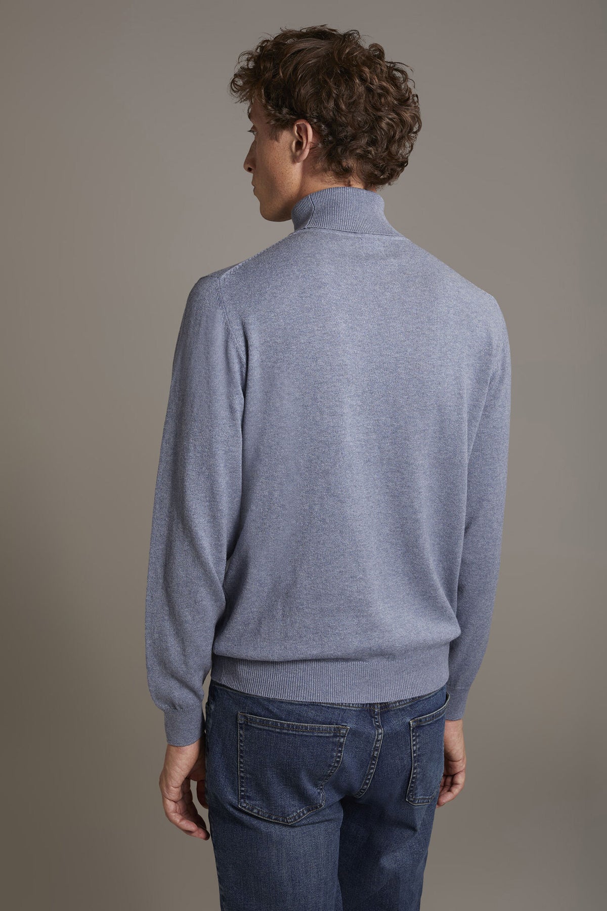 Wool blend turtleneck sweater