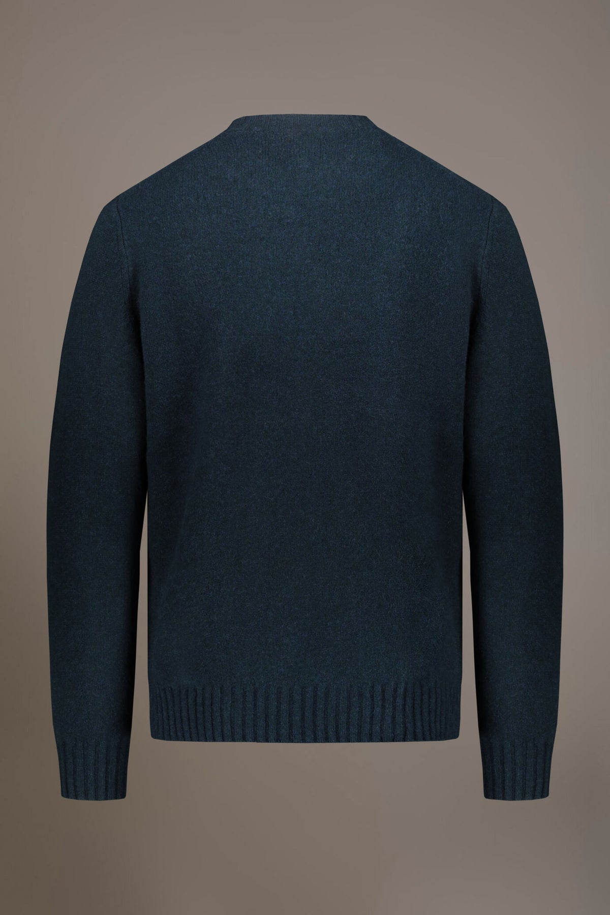 Lambswool blend round neck sweater