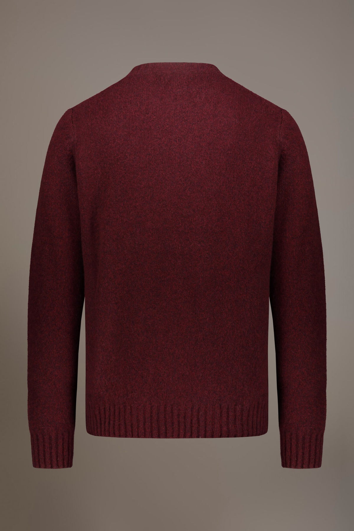 Lambswool blend round neck sweater