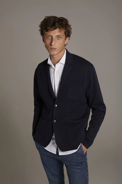 Cotton blend cardigan