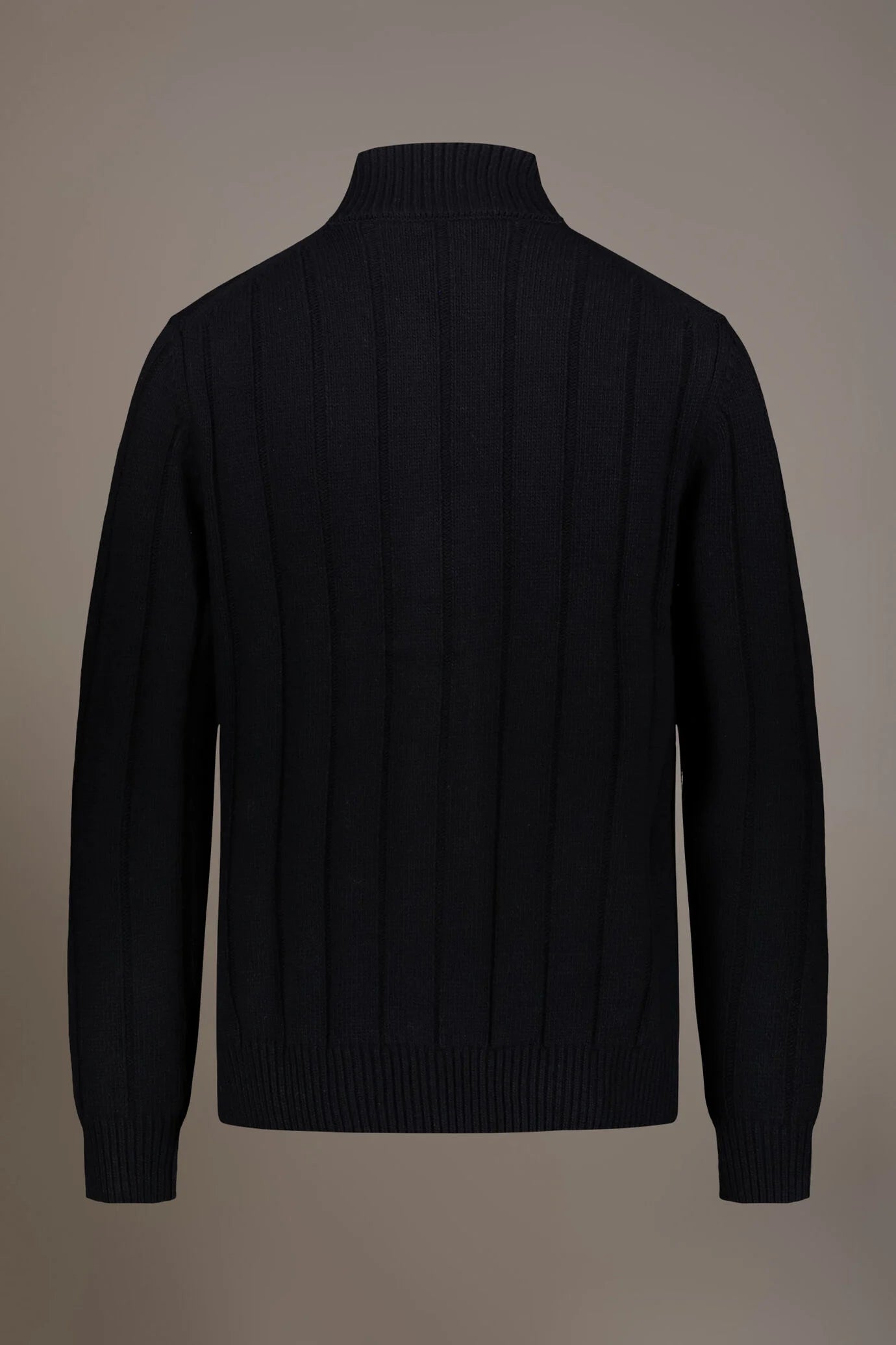 Wool mixed cardigan with braids