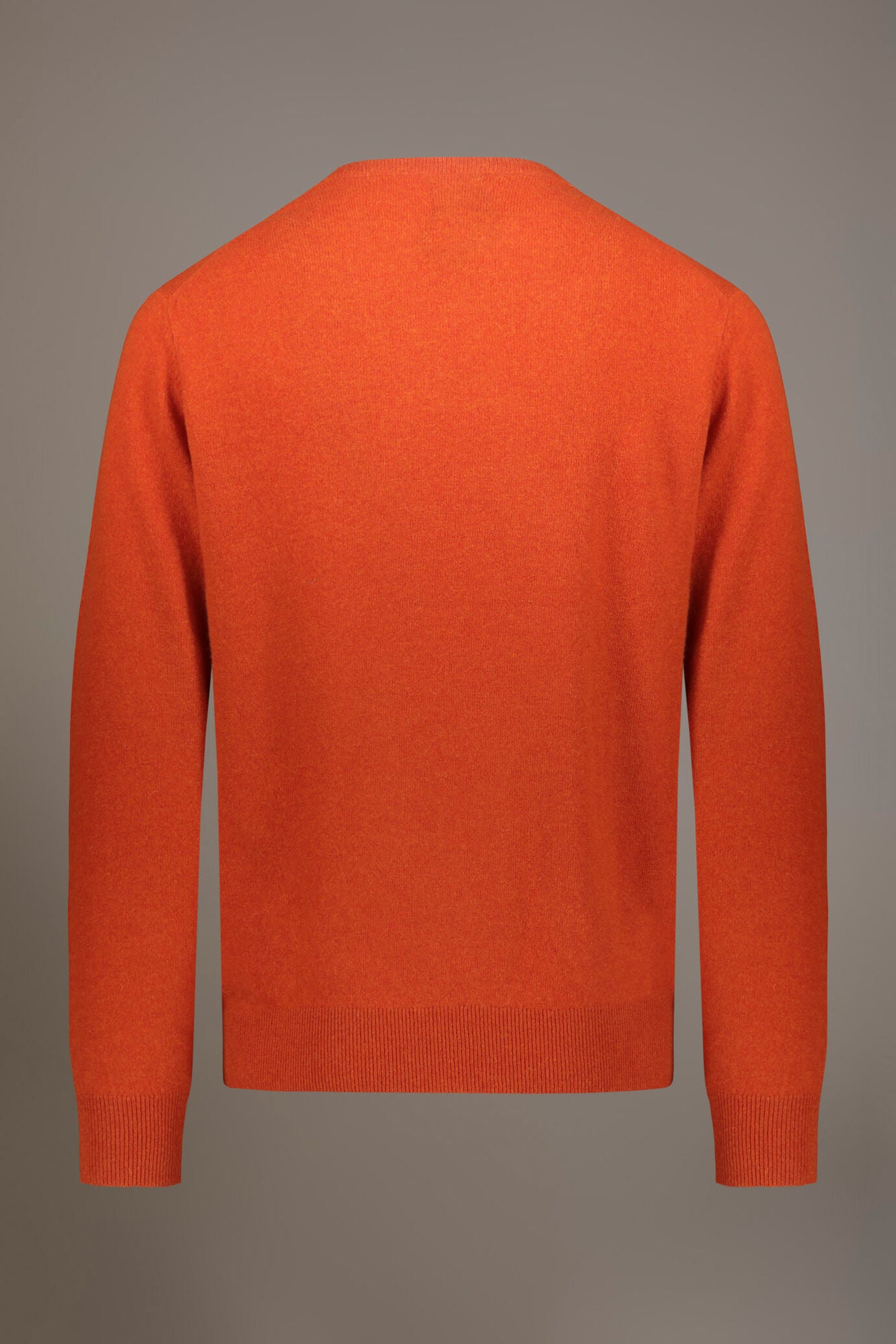 Round neck lambswool blend sweater