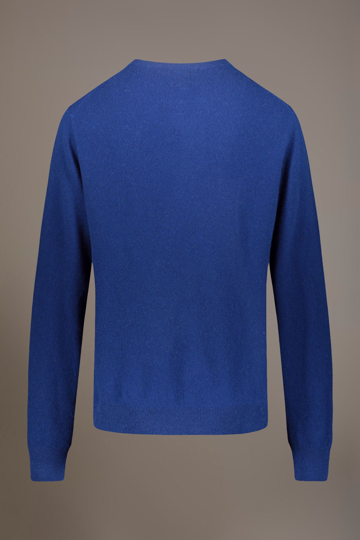 Round neck lambswool blend sweater