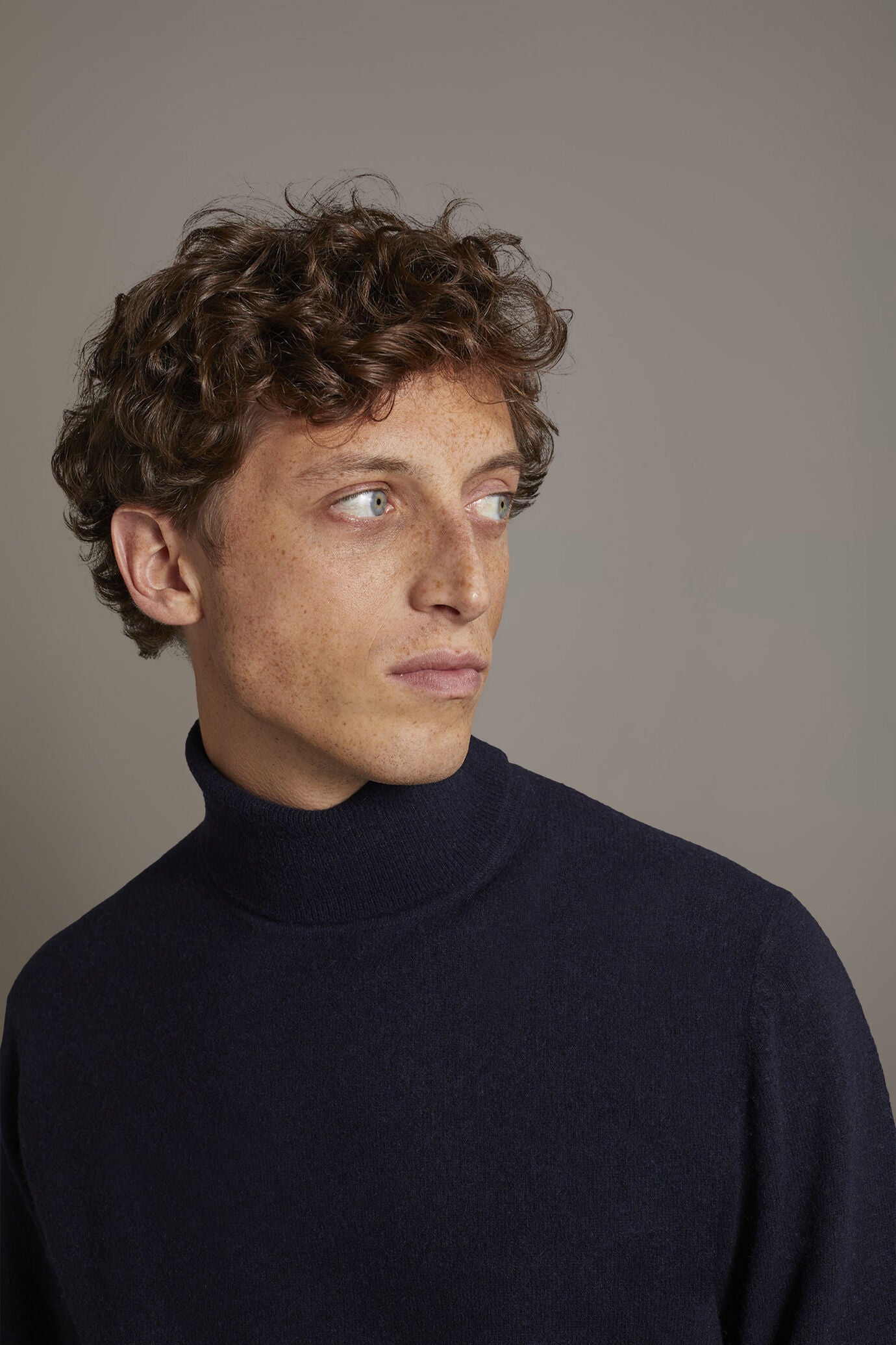 Turtleneck lambswool blend sweater