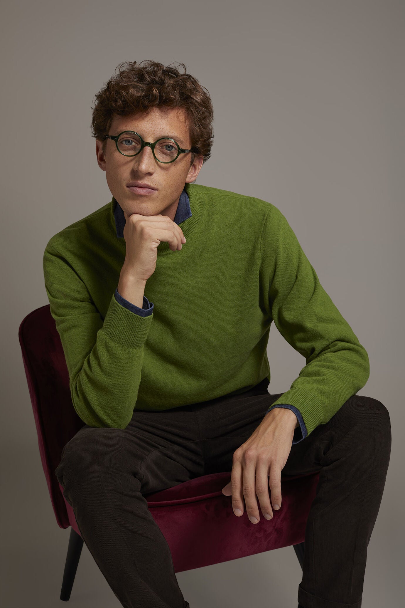 Turtleneck lambswool blend sweater