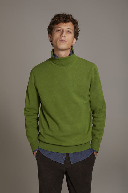 Turtleneck lambswool blend sweater