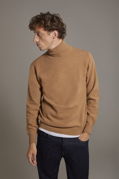 Turtleneck lambswool blend sweater