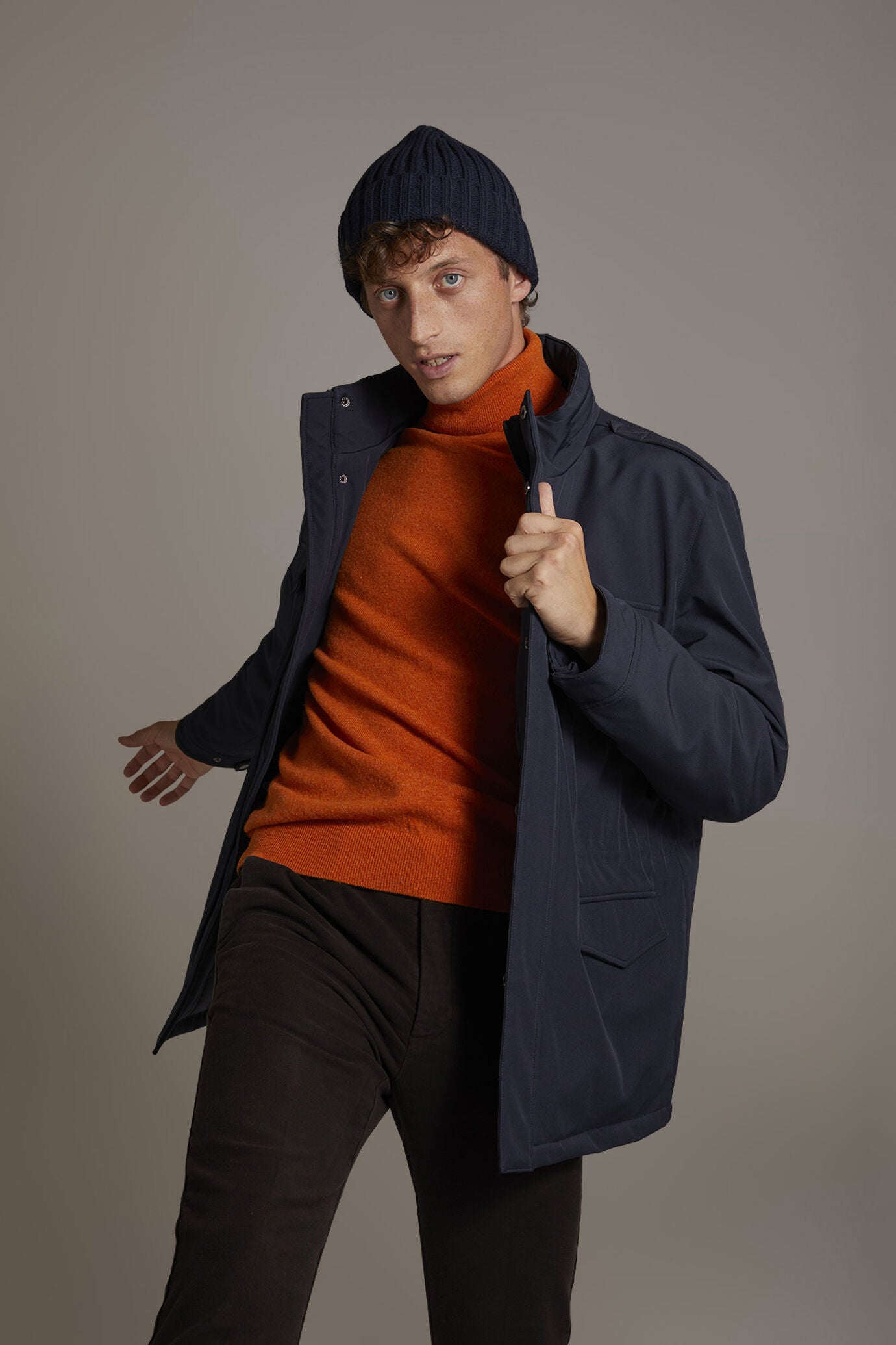 Turtleneck lambswool blend sweater