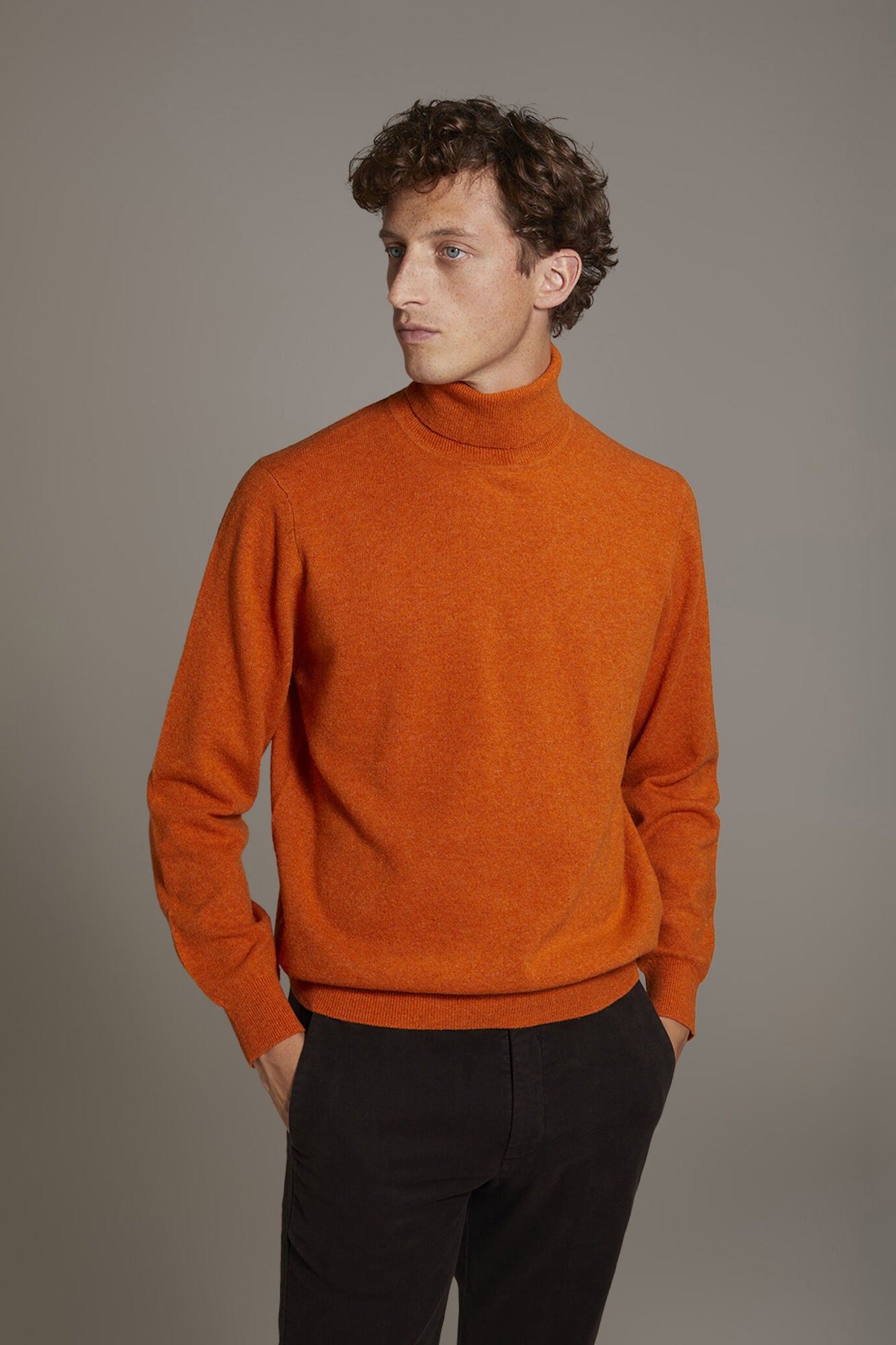 Turtleneck lambswool blend sweater