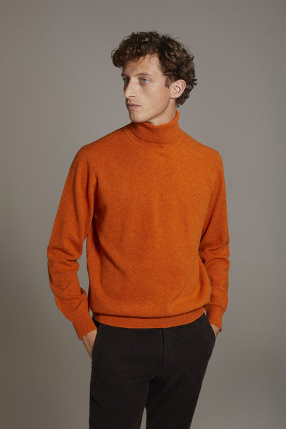 Turtleneck lambswool blend sweater
