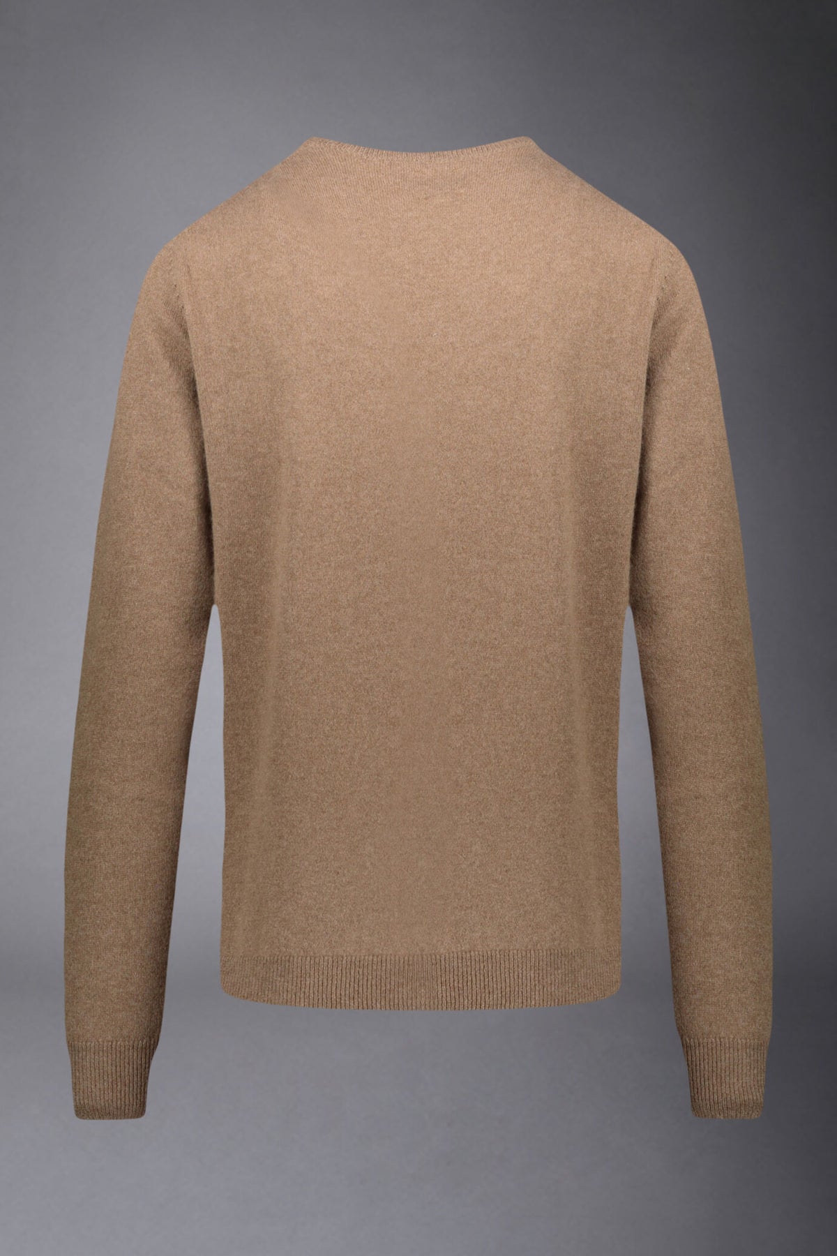 Round neck sweater 100% cashmere