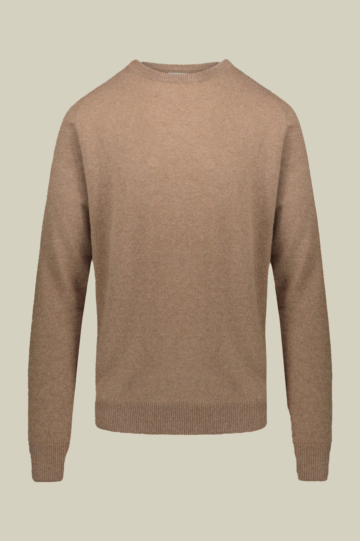 Round neck sweater 100% cashmere