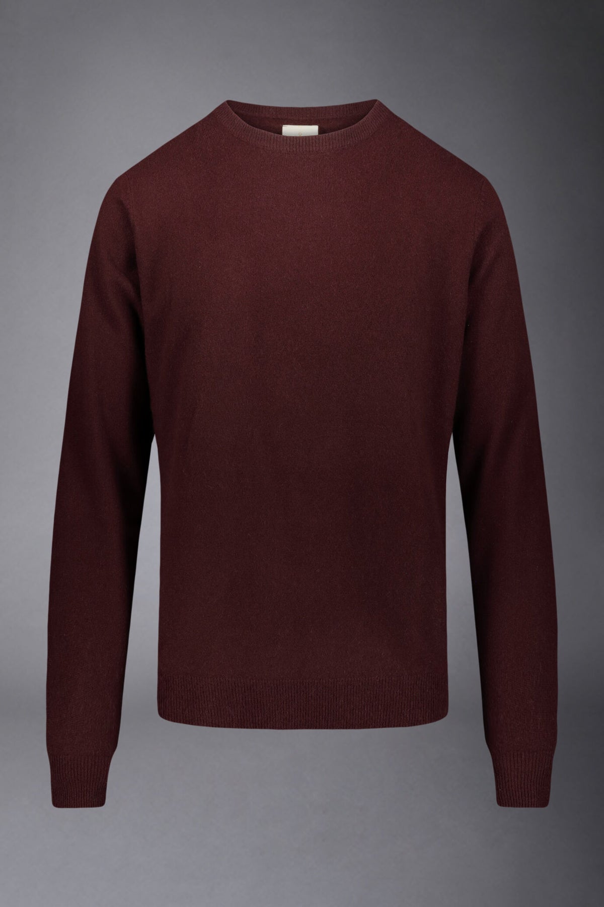 Round neck sweater 100% cashmere