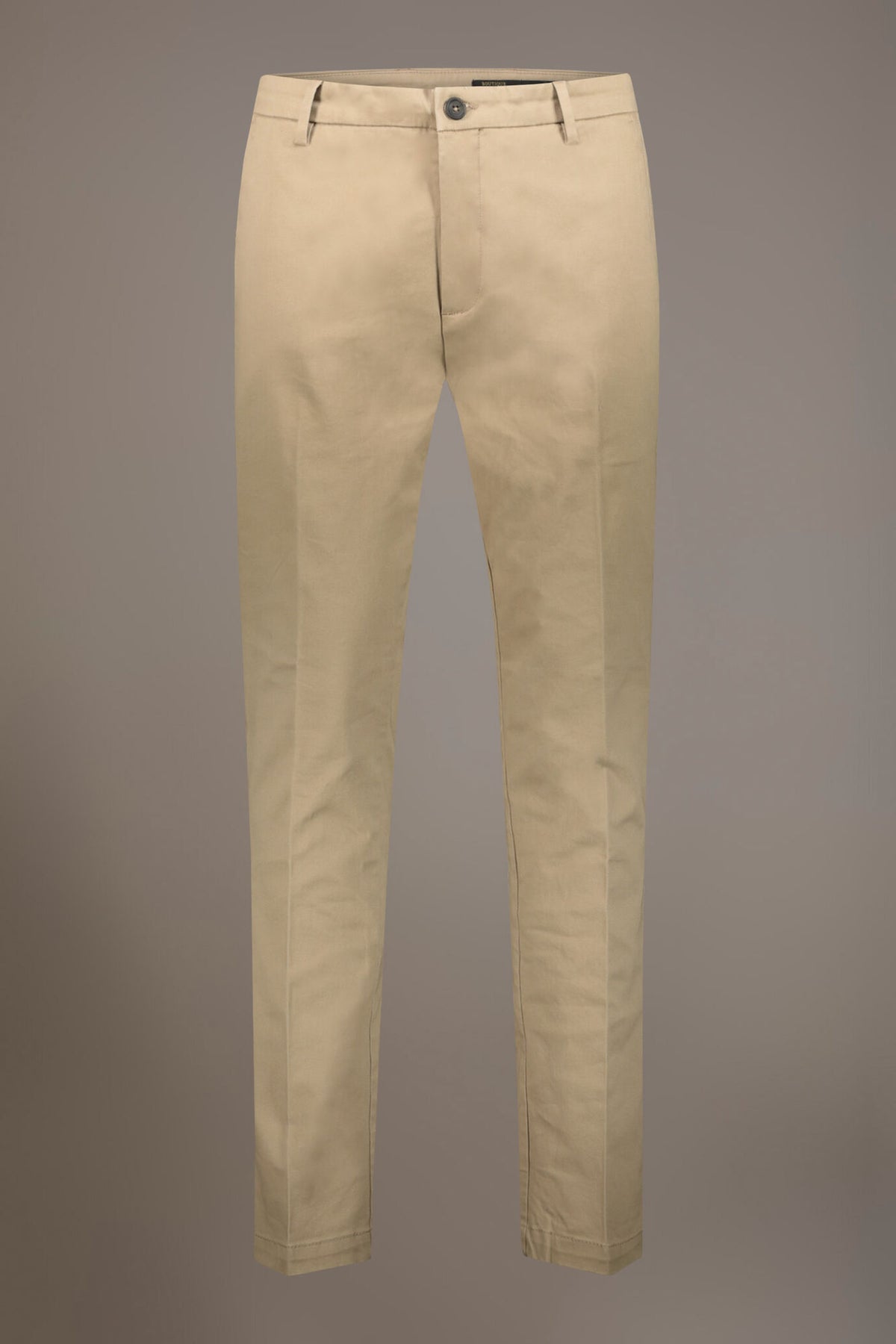 Men's classic regular fit chino pants stretch twill fabric
