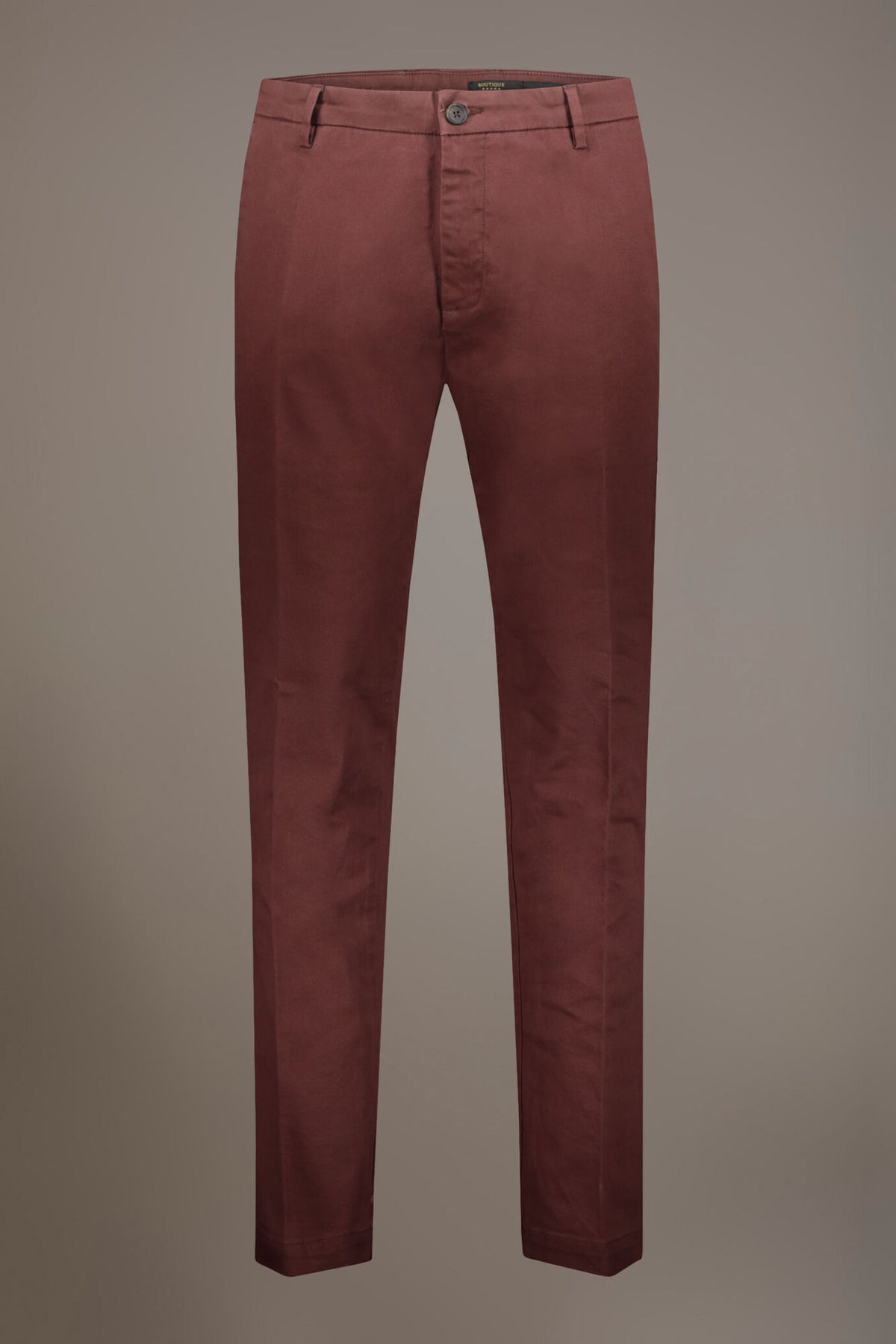 Men's classic regular fit chino pants stretch twill fabric