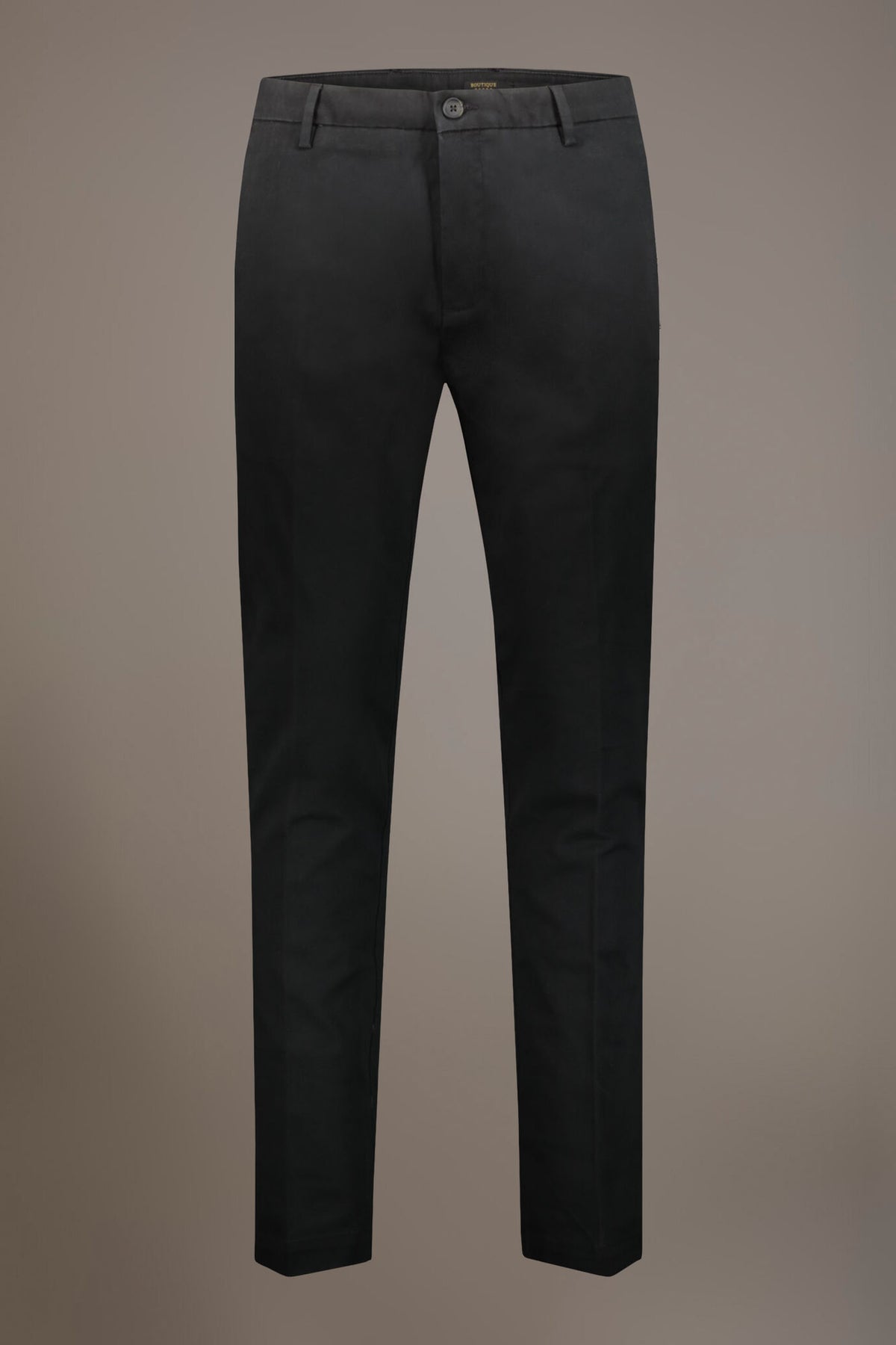 Men's classic regular fit chino pants stretch twill fabric