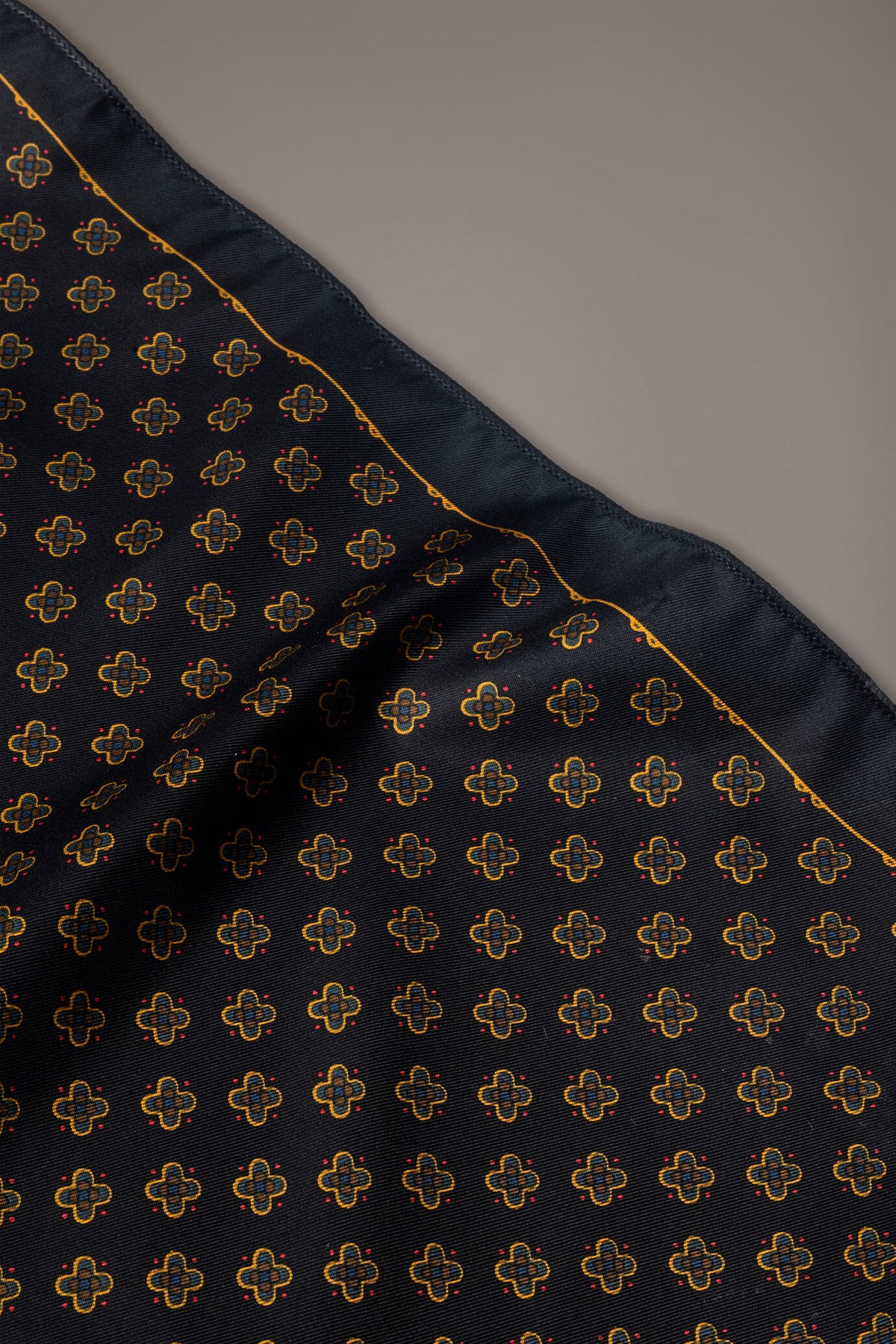 Patterned printed twill Pochette