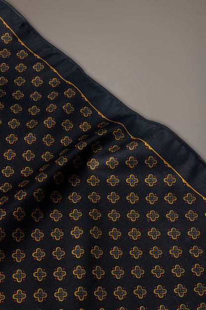 Patterned printed twill Pochette