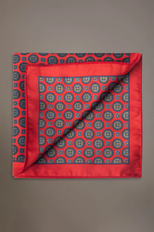 Patterned printed twill Pochette