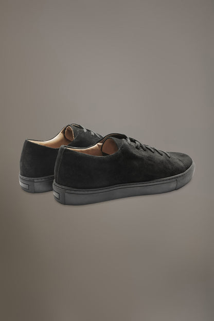 100% suede leather sneakers with rubber sole